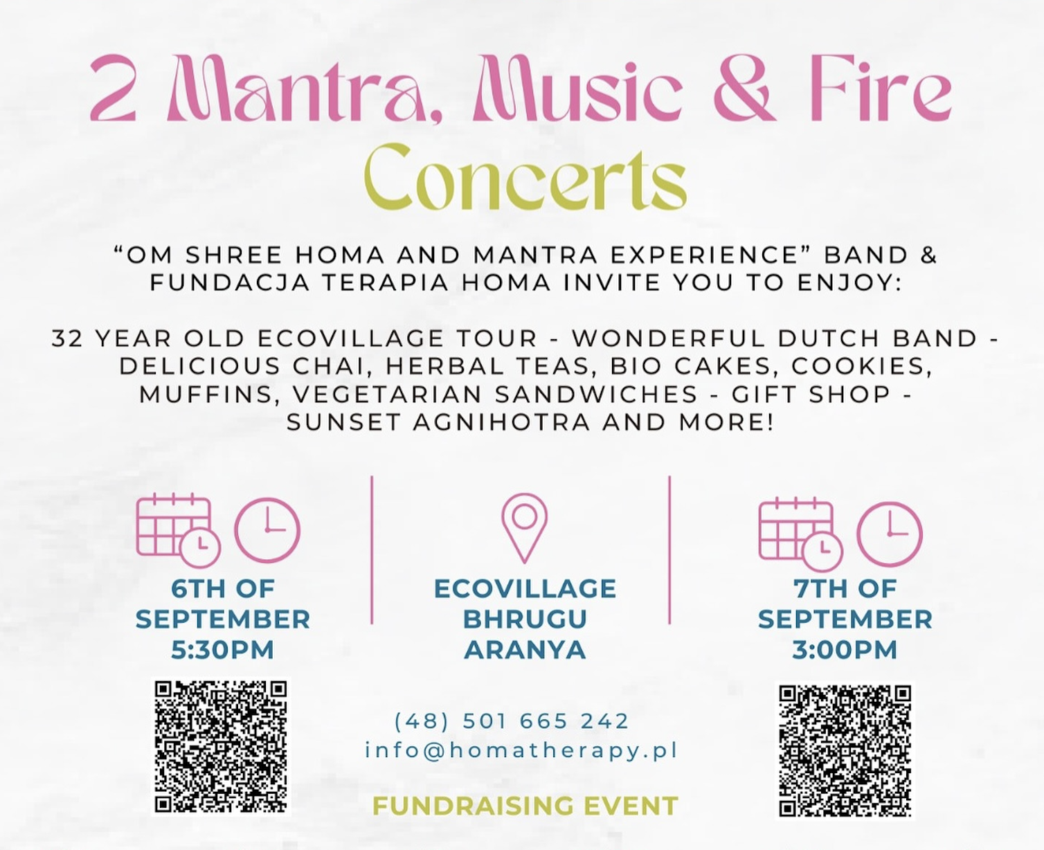 Mantra concert info